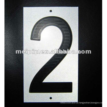 Reflective Stickers Printing Number for Warning Signs